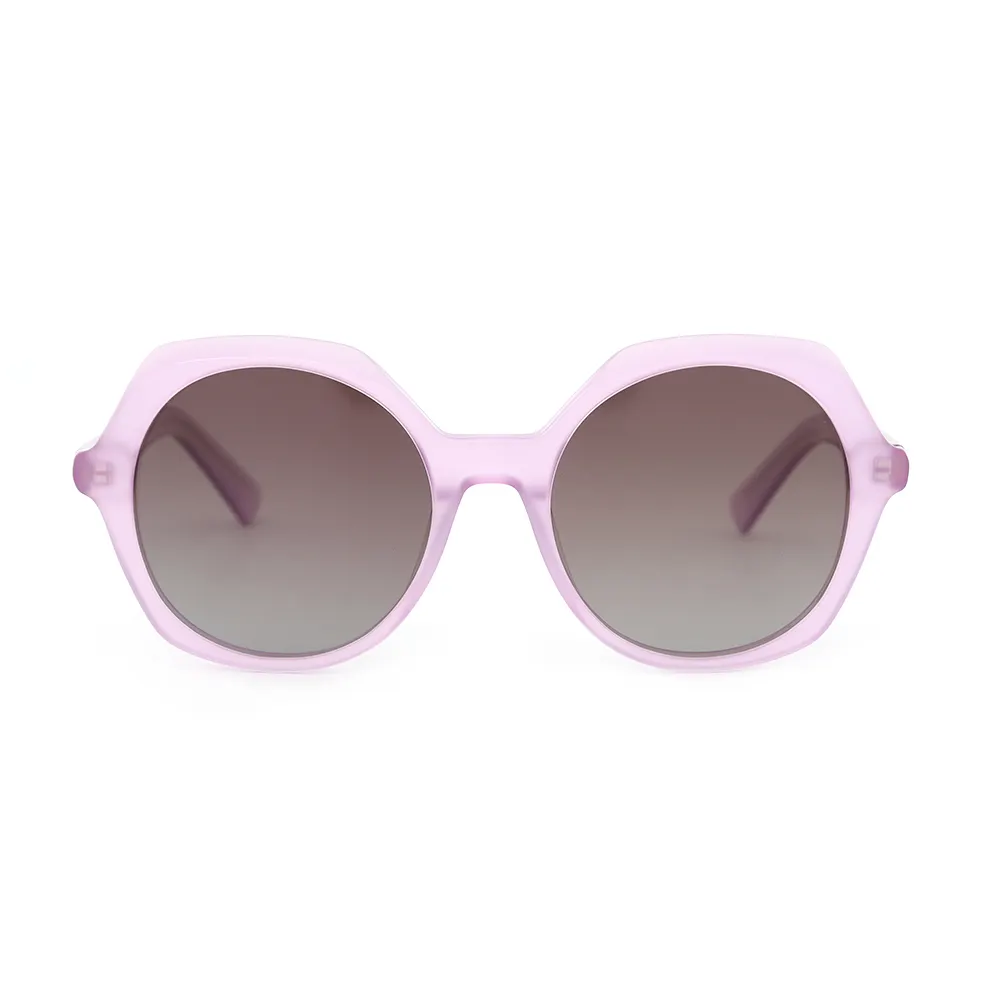 MB1013 Gafas De Sol Acetato Polarized Premium Acetate Women Elegant Oversized Round Sunglasses