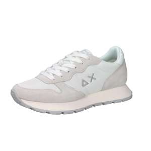 Sun68 Donna Sneakers Blanc Beige 3,5 Cm Talon Plat Chaussures Femme - Product Image 4