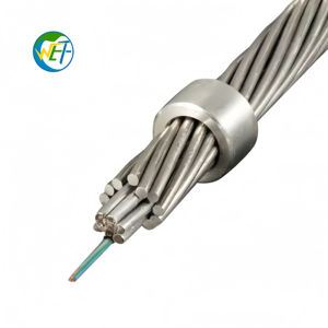 Cavo di terra ottico OPGW 12-48 fibre G.652D monomodale per trasmissione aerea su linea IEC 60794 IEEE 1138 - Product Image 1