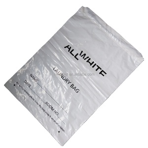 Wholesale Hotel Laundry Bag, Custom Logo Plastic Laundry Bag