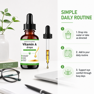 Suplemento Líquido de Vitamina A con Minerales Traza, 60 ml, Suplemento Alimenticio para la Salud Ocular - Product Image 5