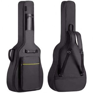 Sac à dos pour guitare acoustique en tissu Oxford avec sangle d'épaule réglable, rembourré, imperméable, certifié BSCI - Product Image 1