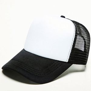 Classic Foam Trucker Summer Mesh Cap Solid Two Toned <b>Blank</b> for Mens Womens Adjustable Strap Light <b>Weight</b> Hat Gift - Product Image 2