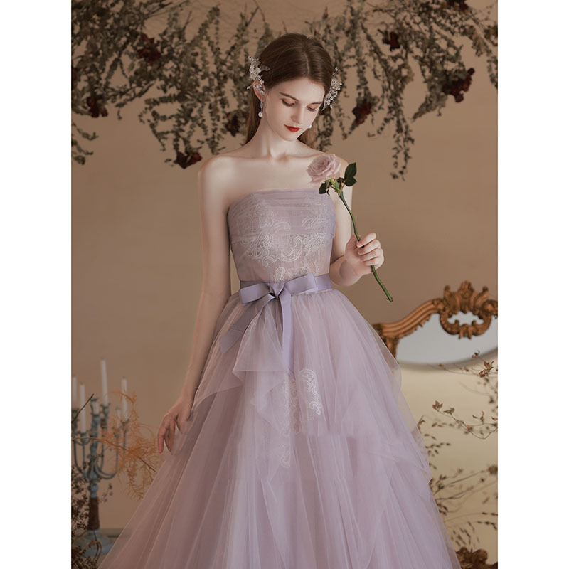 strapless open back dress Hibiscus Sleeveless Empire Waist Midi Dress | Occasion Dress in Sizes  XXS–6X main image 1