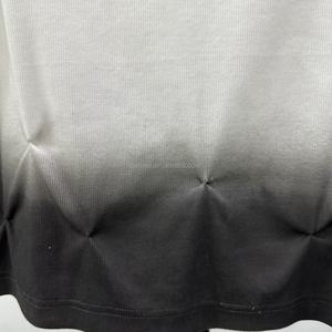 <b>Men's</b> Gradient Sleeveless <b>Vest</b> 100% Cotton Breathable Eco-Friendly Casual Style Black <b>White</b> Solid Pattern Choice Y2K Fashion - Product Image 4