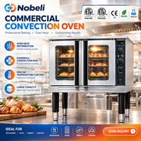 Four à convection à gaz double couche certifié ETL, norme américaine, grand four de cuisson professionnel pour boulangerie