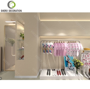 Boutiques Baby Shop Interior Design Custom Durable Clothing Display Cabinet Garment Stand For Kids Clothing Shop Furniture - Product Image 4
