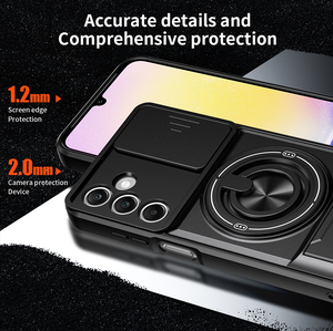 Étuis de téléphone magnétiques avec support anneau pour Samsung Galaxy S26 S25 S24 S23 S22 S21 S20 <span class=keywords><strong>Ultra</strong></span> S26 Plus FE Edge, coque rotative à 360° - Product Image 5