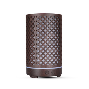 Difusor de Aromas y Humidificador JCSY de 180 ml con Acabado en Madera Oscura, para Hogar y Oficina, Alimentado por USB - Product Image 1