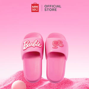 Pantuflas de Baño MINISO Serie <span class=keywords><strong>Barbie</strong></span> Rosa Suave, Material Eva Cómodo, Suela Antideslizante, Diseñadas para el Máximo Confort en el Hogar - Product Image 4