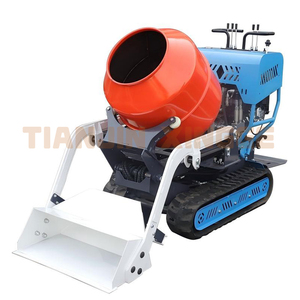T550 Kompakt lader Mini Crawler Typ Zement Betonmischer Mörtel mischmasch ine Ketten kipper Zement mischer - Product Image 1
