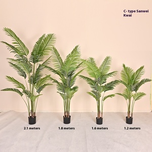 Suministros <span class=keywords><strong>de</strong></span> jardín Paisaje grande Árbol Verde Viajero Plátano Tortuga-Respaldo <span class=keywords><strong>Pino</strong></span> Simulación Casa verde natural Oficina - Product Image 3