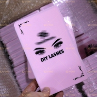 Emballage personnalisé avec logo, cils en grappes DIY, cils segmentés thermocollés, fournisseur de cils, volume 30D 40D 50D