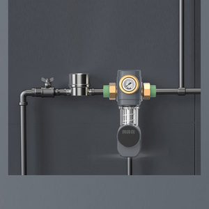Purificateur d'eau à <span class=keywords><strong>disque</strong></span> de lavage automatique préfiltre en laiton pour toute la maison boîtier de filtres à sédiments avec vidange pour l'eau de puits - Product Image 3