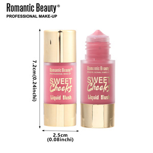 Blush Liquido All'Ingrosso Multicolore Effetto Opaco Lunga Durata Anti-Sbavature Facile da Applicare Rosa Illuminante Trucco Naturale - Product Image 5
