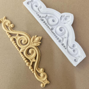 แม่พิมพ์เค้กมงกุฎแสนสวย,อุปกรณ์ตกแต่งเค้กแม่พิมพ์ช็อคโกแลตดินเหนียวลูกกวาด - Product Image 4