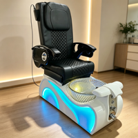 Mobilier de salon de manucure, équipement de massage des pieds électrique inclinable, spa pour les pieds, chaise de pédicure beauté