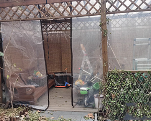 Bâches résistantes imperméables en vinyle transparent avec œillets, bâche en <span class=keywords><strong>plastique</strong></span> <span class=keywords><strong>pour</strong></span> <span class=keywords><strong>serre</strong></span>, bâche en poly transparente <span class=keywords><strong>pour</strong></span> <span class=keywords><strong>jardin</strong></span> - Product Image 5