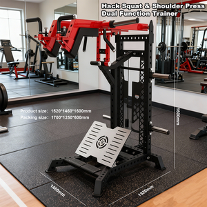 Ylsy001yd165 Professional Steel Hack Squat Shoulder Press <b>Strength</b> <b>Training</b> Gym Equipment with 160kg Weight Stack F - Product Image 2