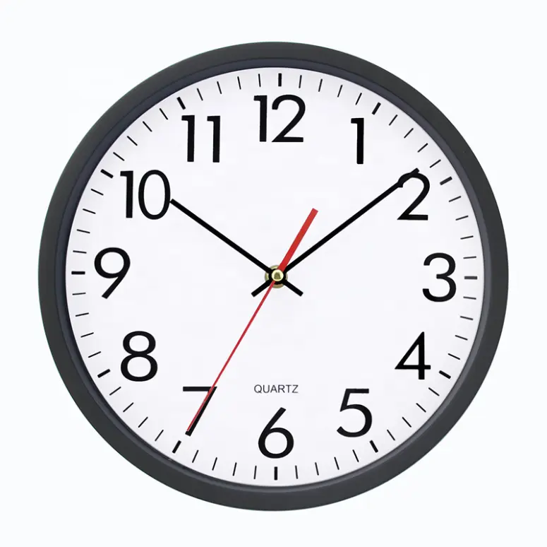Amazon Hottest Sell 11 inch Modern Design Wall Clocks Class Quartz Analog Round Wall Clock Elegant For Home Decoration