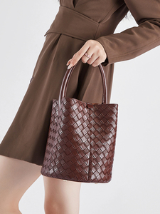 Borsa a tracolla a secchiello intrecciato da donna con borsa a tracolla personalizzata all'ingrosso, contattaci per il <span class=keywords><strong>catalogo</strong></span> 5A - Product Image 5