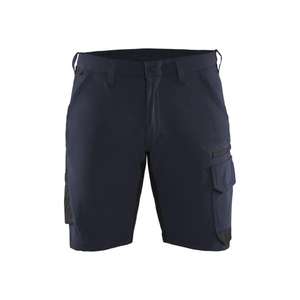 BLAKLADER - 142316458699C52 Service shorts 4-way <b>stretch</b> Dark <b>navy</b>/Black - EAN 7330509823163 WORK <b>TROUSERS</b> WORK SHORTS - Product Image 1