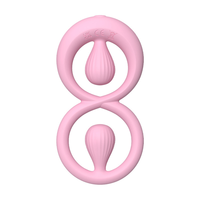 Anneau vibrant en silicone pour hommes, avec télécommande sans fil, pour retarder l'éjaculation, stimulateur de prostate, plug anal masculin, anneau de massage vibrant pour hommes