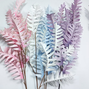 Artificial Cypress <b>Leaves</b> Large High Simulation Silk Flower Indoor Wedding Decor Floral Art - Product Image 3