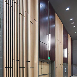 แผ่นผนัง<span class=keywords><strong>ไม้</strong></span><span class=keywords><strong>ระแนง</strong></span>อะคูสติกกันเสียง MASTER ACOUSTIC รุ่นโมเดิร์น หนา 21 มม. สำหรับใช้ในสำนักงาน - Product Image 5