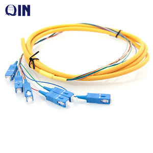 Fiber Optique à <span class=keywords><strong>12</strong></span> Noyaux MTP/MPO à SC Monomode Patch cordon court longueur utilisée à l'intérieur du module boîte - Product Image 4