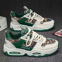 Chaussures de sport pour hommes à semelle épaisse, respirantes, pour adolescents, style décontracté, tendance campus, prix de gros direct usine