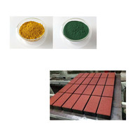 Beton Pencampuran Pigmen Merah Warna Kuning Ferric Oxide Bubuk