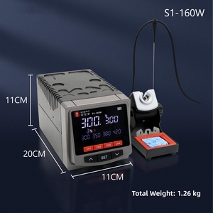 Station de soudage compatible avec les poignées T245/T115/T210, tête de <span class=keywords><strong>fer</strong></span> à <span class=keywords><strong>souder</strong></span> à chauffage rapide, réparation de circuits imprimés - Product Image 4