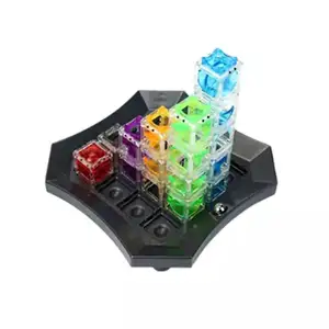 Oyuncaklar labirent kaçış topu 60 zorlukları akıllı IQ aile tahta oyunları mantıksal düşünme oyuncak çözümü ile noel hediyesi Montessori