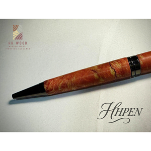 Stylos à bille élégants en bois de qualité supérieure au design sportif, personnalisables à la main, options d'encre 0.7mm, vente en gros directe du Vietnam - Product Image 6