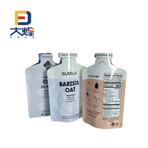 DF personalizado alta barrera en forma de colorido <span class=keywords><strong>barista</strong></span> OAT <span class=keywords><strong>leche</strong></span> líquida PA nylon bolsa de pie - Product Image 5
