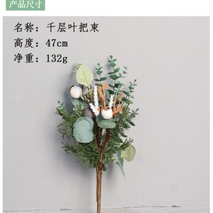 Ramo de Eucalipto Artificial Meng Jie de 30cm-100cm, Decoración para el Hogar, Arreglo para Jarrones - Product Image 4