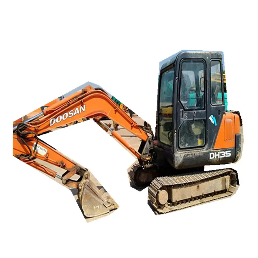 Mesin penggali mini DOOSAN35 3.5ton bekas, mesin penggali tangan kedua impor 3.5ton doosan35