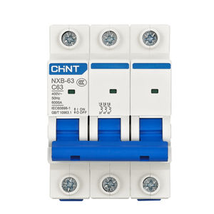 เบรกเกอร์วงจรไฟฟ้า Chint <span class=keywords><strong>63</strong></span> แอมป์ 1 โพล 2 โพล 3 โพล 20 แอมป์ 25 แอมป์ 4 โพล 32 แอมป์ <span class=keywords><strong>Nxb</strong></span> - Product Image 5