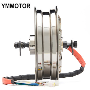 Motor de buje para motocicleta sin escobillas, impermeable, de alta potencia, 72V, 13 pulgadas, YM-HY-136000, venta al por mayor, con alto rendimiento de potencia - Product Image 1