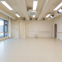 Professioneller Tanzstudio PVC-Kunststoffboden Rutschfester Sport-Vinylbodenbelag für Ballettschulen Turnhallen Aufführungsräume