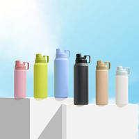 750/900/1200/1500ml Thermos Isolé En Acier Inoxydable Métal Fiole À Vide En Plein Air Sport Gym Fitness Double Paroi Bouteilles D'eau