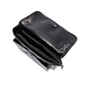 2026 Vintage Cowhide <b>Leather</b> <b>Messenger</b> <b>Bag</b> for Women Large Capacity Single Shoulder Crossbody Fashionable Wandering Chain New - Product Image 3