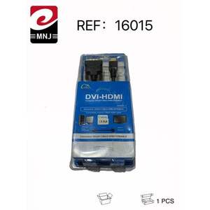 Cable DVI-HDMI de 3M con Accesorios de Plástico Flexible, Gestión Eficiente de Cables - Product Image 1