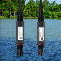 Sonde de pH optique en ligne Rika IP68 en plastique, immersion continue, 4-20mA analogique, Modbus RS485, électrode de mesure de la qualité de l'eau, précision 0,05