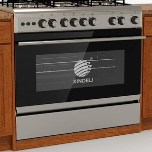 Cucina a gas indipendente 90x60 <span class=keywords><strong>con</strong></span> 6 fuochi e <span class=keywords><strong>forno</strong></span> - Product Image 2