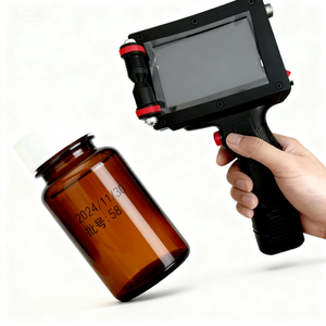 Printer Inkjet otomatis, untuk kepala cetak tinta pelarut 600 DPI fungsi pemindai 1 tahun garansi untuk label plastik botol Tablet - Product Image 1