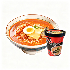 Fideos Instantáneos Picantes Estilo Coreano <span class=keywords><strong>Shin</strong></span> <span class=keywords><strong>Ramen</strong></span>, Listos en 5 Minutos, Comida Instantánea en Vaso para Viajes, Bocadillo Nocturno - Product Image 1