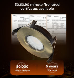 Focos Empotrables CCT, con Clasificación IP65, Atenuables, LED, Panel de Luz, Foco de Techo <span class=keywords><strong>para</strong></span> Hogar, Dormitorio, Baño - Product Image 2