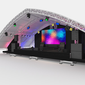 Toit éclairage Truss Tente Mariage Spigot Stage Truss System Aluminium Light Stage Truss - Product Image 3